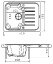 Мойка кухонная Florentina Таис 615