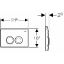 Кнопка смыва Geberit Delta 21 115.125.21.1 хром