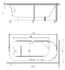 Акриловая ванна Акватек Лея 170 см