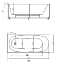 Акриловая ванна Акватек Оберон 170
