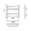 Полотенцесушитель водяной Terminus Юпитер 40x53